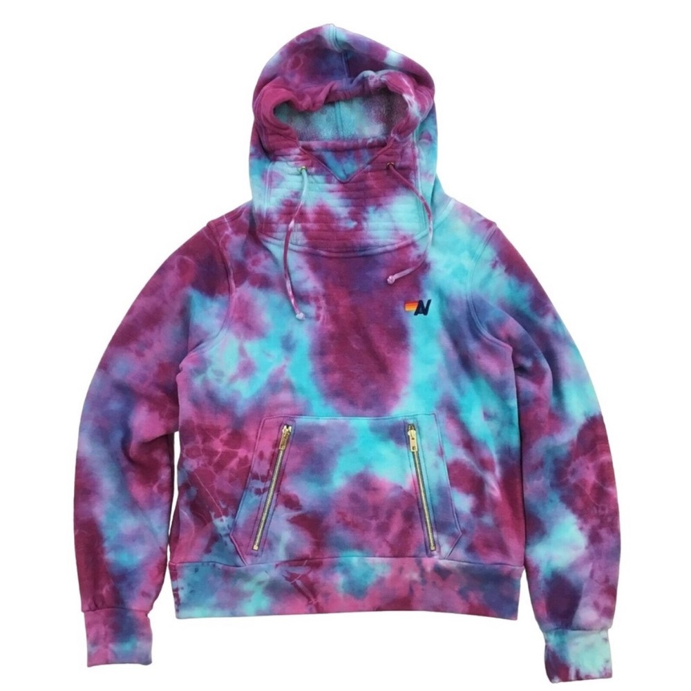 Aviator Nation Ninja Pullover Hoodie - tie dye